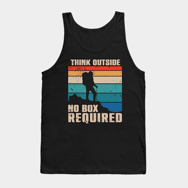 Think outside - no box required Tank Top by kolovose